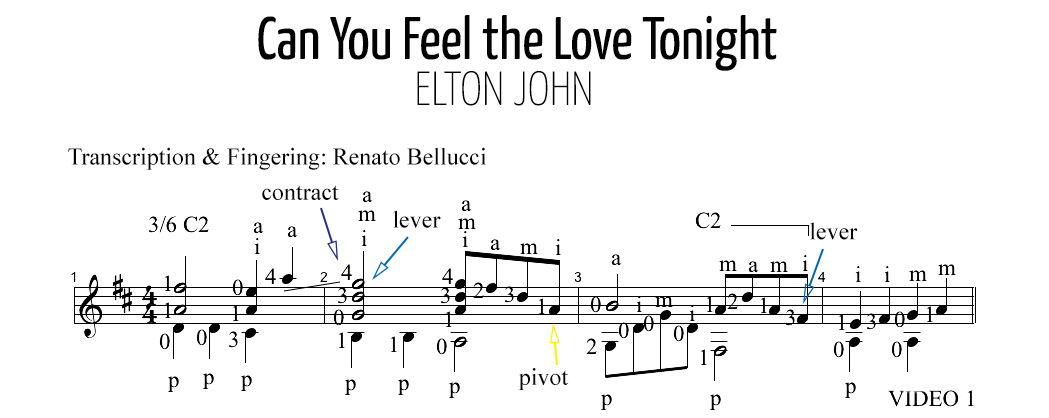 Elton John Can You Feel The Love Tonight Staff and Video 1